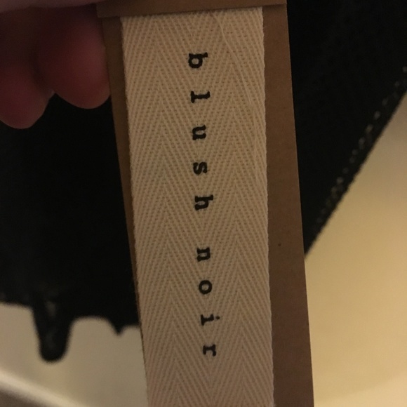 Small Blush Noir Black Mesh Skirt - Picture 2 of 5